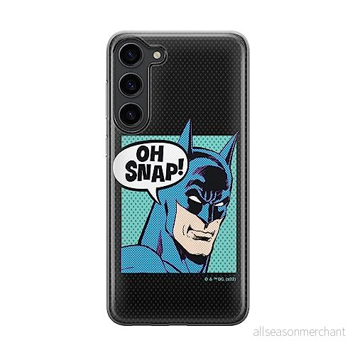 ERT GROUP mobiltelefonfodral för Samsung S23 PLUS originalt och officiellt licensierat DC mönster Batman 038 optimalt anpassad till formen på mobiltelefonen, fodral tillverkad av TPU plast 5905511453985