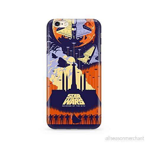 ERT GROUP mobiltelefonfodral för Apple Iphone 6 PLUS originalt och officiellt licensierat Star Wars mönster 030 Vit optimalt anpassad till formen på mobiltelefonen, fodral tillverkad av TPU plast 5903537333427