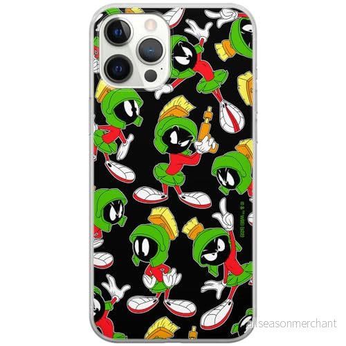 ERT GROUP mobiltelefonfodral för Iphone 12 PRO MAX originalt och officiellt licensierat Looney Tunes mönster Marvin 004 optimalt anpassad till formen på mobiltelefonen, fodral tillverkad av TPU plast 5905511632717