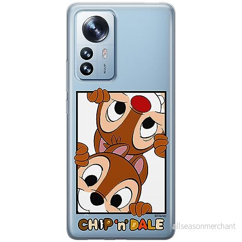 ERT GROUP mobiltelefonfodral för Xiaomi 12 PRO originalt och officiellt licensierat Disney mönster Chip & Dale 005 optimalt anpassad till formen på mobiltelefonen, gedeeltelijk transparant 5905795022242