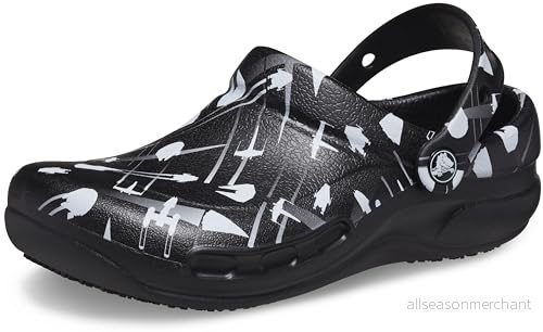 Crocs Unisex Bistro grafisk träsko, Star Wars svart, 36/37 EU 196265383160