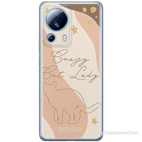 ERT GROUP mobiltelefonfodral för Xiaomi 13 LITE/CIVI 2 originalt och officiellt licensierat Babaco mönster Cats 009 optimalt anpassad till formen på mobiltelefonen, fodral tillverkad av TPU plast 5905511926564