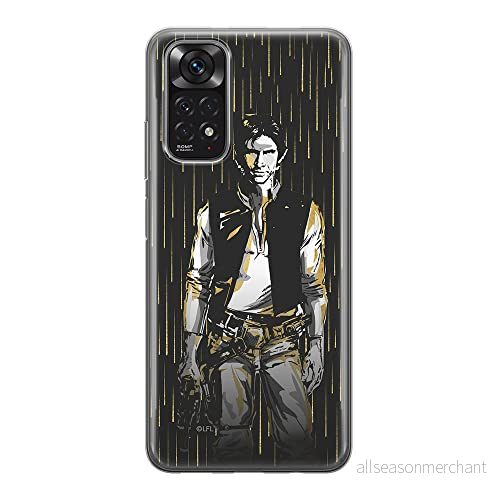 ERT GROUP mobiltelefonfodral för Xiaomi REDMI NOTE 11S 4G / 11 originalt och officiellt licensierat Star Wars mönster Han Solo 002, fodral tillverkad av TPU plast 5905511541064