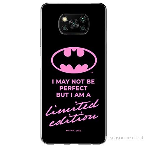 ERT GROUP mobiltelefonfodral för Xiaomi POCOPHONE X3 originalt och officiellt licensierat DC mönster Batman 062 optimalt anpassad till formen på mobiltelefonen, fodral tillverkad av TPU plast 5905131517531