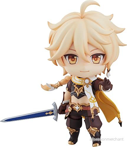 Bra leende Genshin Impact: Resenär (Aether) Nendoroid actionfigur, flerfärgad, (G12626) 4580590126268