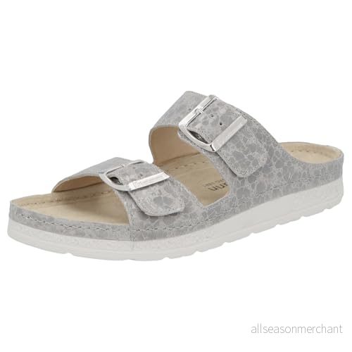 Berkemann Thelma damtofflor, Silvermetallisk, 37 EU 4049261916626