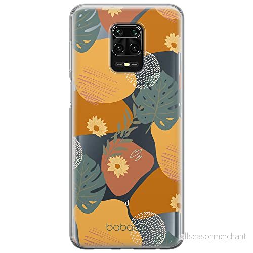 ERT GROUP mobiltelefonfodral för Xiaomi REDMI NOTE 9 PRO/ 9S originalt och officiellt licensierat Babaco mönster Plants 008 optimalt anpassad till formen på mobiltelefonen, gedeeltelijk transparant 5903932571295