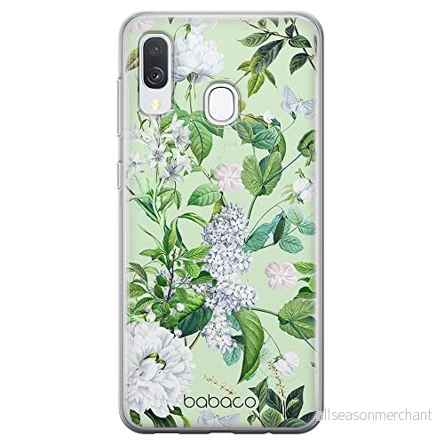 ERT GROUP mobiltelefonfodral för Samsung A40 originalt och officiellt licensierat Babaco mönster Flowers 038 optimalt anpassad till formen på mobiltelefonen, fodral tillverkad av TPU plast 5905131303479