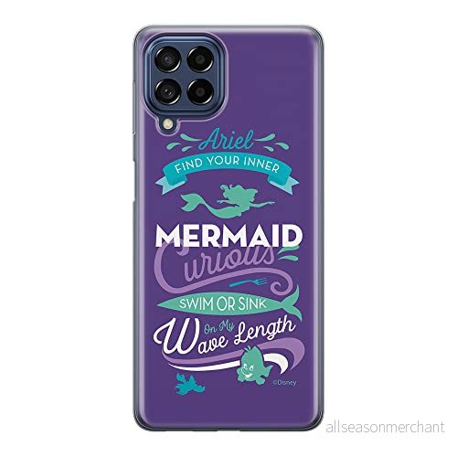 ERT GROUP mobiltelefonfodral för Samsung M33 5G originalt och officiellt licensierat Disney mönster Ariel 002 optimalt anpassad till formen på mobiltelefonen, fodral tillverkad av TPU plast 5905511342395