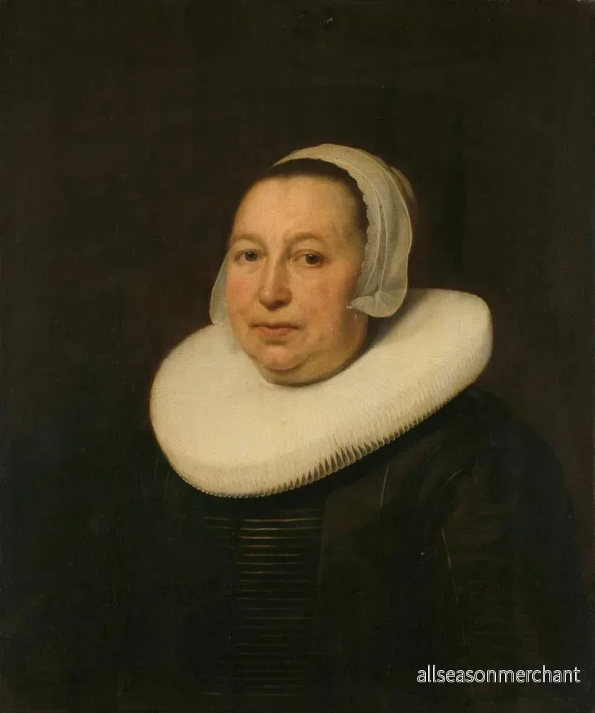 Målning av Maria Pietersdr de Leest d. 1652, maka till Samuel van Lansbergen - Bartholomeus van der Helst - Bild 2