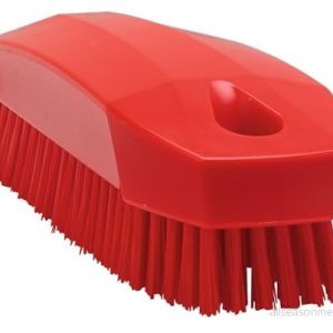 Vikan 64404 hård handborste S/nagelborste, röd, 130 mm längd, 50 bredd, 40 höjd 5705020644047