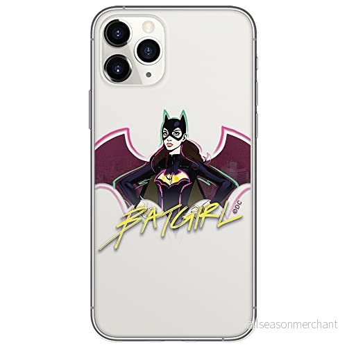 ERT GROUP mobiltelefonfodral för Apple Iphone 11 originalt och officiellt licensierat DC mönster Bat Girl 004 Vit optimalt anpassad till formen på mobiltelefonen, gedeeltelijk transparant 5902980825145