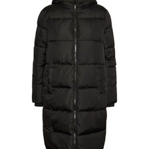Pieces Pcbee New Long Puffer Jacket Vinterkappa /rock Svart 5715105898739 Pieces Pcbee New Long Puffer Jacket Vinterkappa /rock Svart 5715105898739