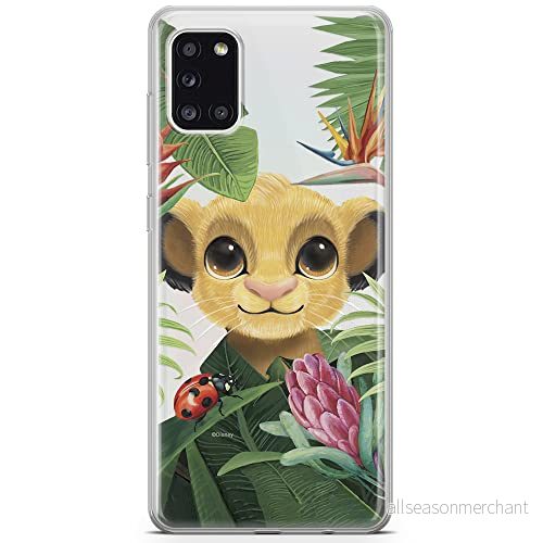 ERT GROUP mobiltelefonfodral för Samsung A31 originalt och officiellt licensierat Disney mönster Simba & Friends 002 optimalt anpassad till formen på mobiltelefonen, gedeeltelijk transparant 5903040213889