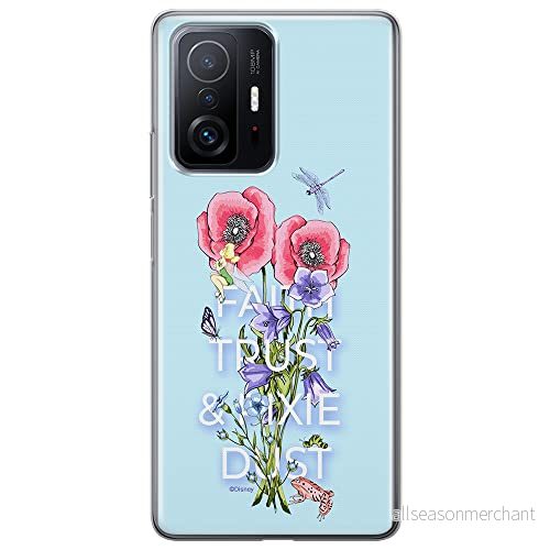 ERT GROUP mobiltelefonfodral för Xiaomi 11T 5G / PRO originalt och officiellt licensierat Disney mönster Tinker Bell 003 anpassad till formen på mobiltelefonen, fodral tillverkad av TPU plast 5904805666179
