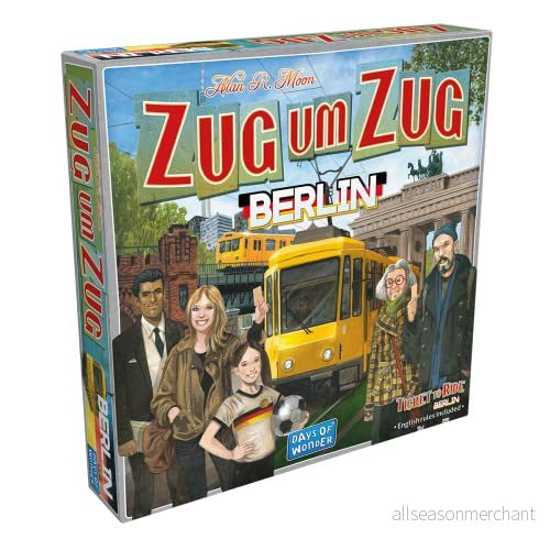Days of Wonder Tåg för tåg: Berlin Familjespel Brädspel 24 spelare Från 8 år 1015 minuter tyska 824968203651