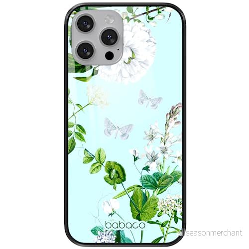 ERT GROUP mobiltelefonfodral för Apple Iphone 13 MINI originalt och officiellt licensierat Babaco mönster Flowers 030 tillverkad av härdat glas, skyddsfodral 5905131277527