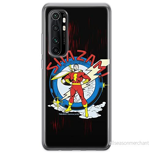 ERT GROUP mobiltelefonfodral för Xiaomi MI NOTE 10 Lite originalt och officiellt licensierat DC mönster Shazam 003 optimalt anpassad till formen på mobiltelefonen, fodral tillverkad av TPU plast 5904805592850
