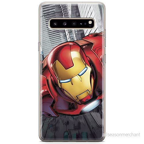 ERT GROUP Mobiltelefonskal för Samsung S10 5G original och officiellt licensierat Marvel mönster Iron Man 008 optimalt anpassat till mobiltelefonens form, TPU fodral 5903932308075