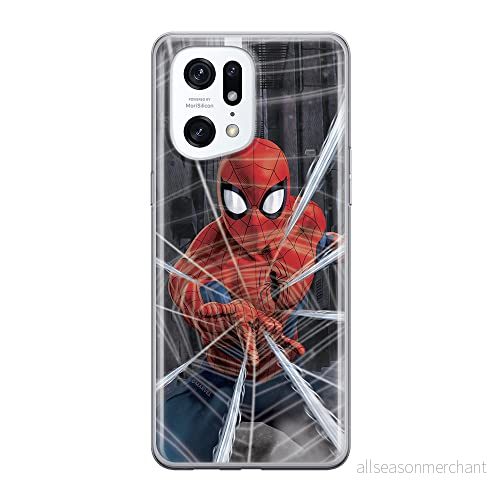 ERT GROUP mobiltelefonfodral för Oppo FIND X5 PRO originalt och officiellt licensierat Marvel mönster Spider Man 008 optimalt anpassad till formen på mobiltelefonen, fodral tillverkad av TPU plast 5905511400859