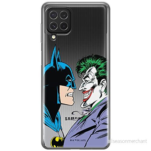 ERT GROUP mobiltelefonfodral för Samsung F62 / M62 originalt och officiellt licensierat DC mönster Batman & Joker 005 optimalt anpassad till formen på mobiltelefonen, gedeeltelijk transparant 5905131503398