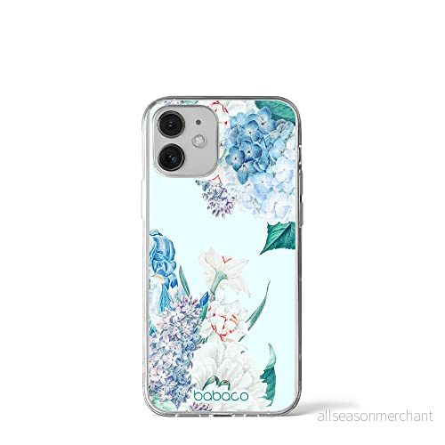 ERT GROUP mobiltelefonfodral för Iphone 12 Mini originalt och officiellt licensierat Babaco mönster Flowers 027 optimalt anpassad till formen på mobiltelefonen, fodral tillverkad av TPU plast 5905131266255