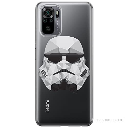 ERT GROUP mobiltelefonfodral för Xiaomi REDMI NOTE 10/ 10S originalt och officiellt licensierat Star Wars mönster Stormtrooper 008 anpassad till formen på mobiltelefonen, gedeeltelijk transparant 5903537190303