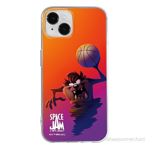 ERT GROUP mobiltelefonfodral för Iphone 14 originalt och officiellt licensierat Looney Tunes mönster Space Jam 013 optimalt anpassad till formen på mobiltelefonen, fodral tillverkad av TPU plast 5905511044145