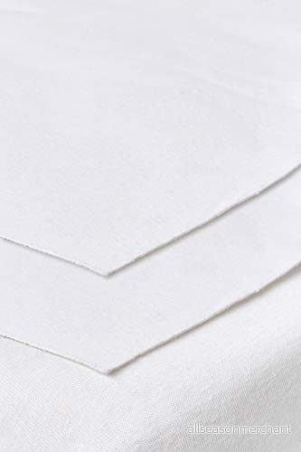 Meyco Baby Molton bäddmadrass för vagga, 2 delad (madrasskydd av 100% bomull med PU interlayer, mjuk & bekväm, vattentät andas, storlek: 40 x 50 cm), Vit 4054703732986