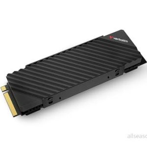 Verbatim Vi7000G NVMe M.2 Internal SSD, intern SSD enhet med 1 TB datalagring och PCIe Gen 4 gränssnitt, solid state Drive för speldator Playstation 5, svart 23942493679 Verbatim Vi7000G NVMe M.2 Internal SSD, intern SSD enhet med 1 TB datalagring och PCIe Gen 4 gränssnitt, solid state Drive för speldator Playstation 5, svart 23942493679
