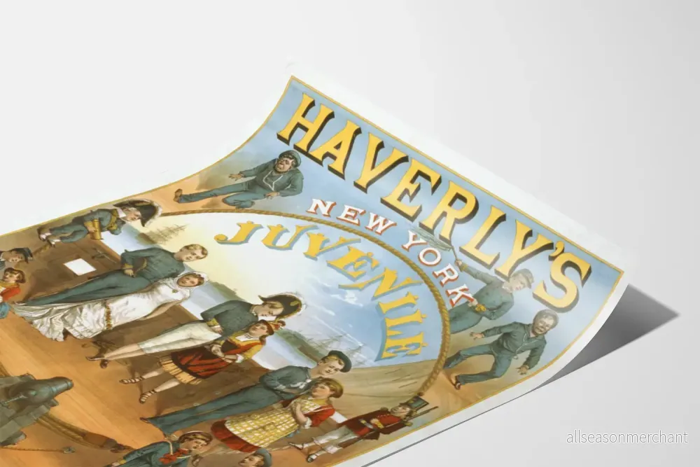 Vintageposter Haverly's New York Juvenile Pinafore Company - Bild 3