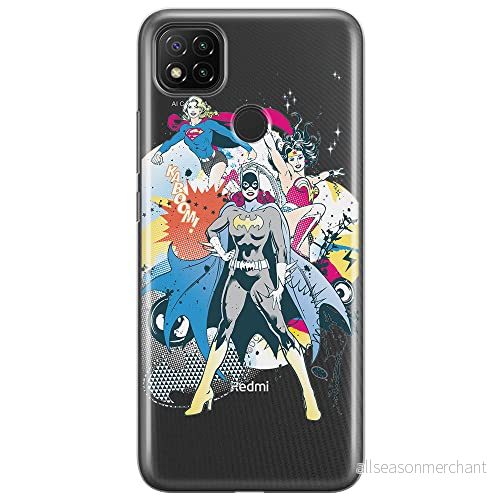 ERT GROUP mobiltelefonfodral för Xiaomi REDMI 9C originalt och officiellt licensierat DC mönster Super Girls 001 optimalt anpassad till formen på mobiltelefonen, gedeeltelijk transparant 5903040303658