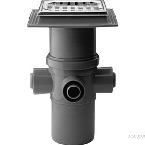 Purus Drain bowl maxiflex 110 mm with stainless steel grate 4 inle 5708854459566 Purus Drain bowl maxiflex 110 mm with stainless steel grate 4 inle 5708854459566