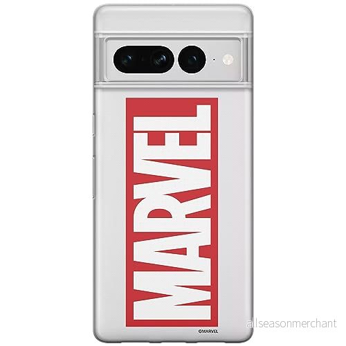 ERT GROUP mobiltelefonfodral för Google PIXEL 7 PRO originalt och officiellt licensierat Marvel mönster 007 optimalt anpassad till formen på mobiltelefonen, gedeeltelijk transparant 5905795163990