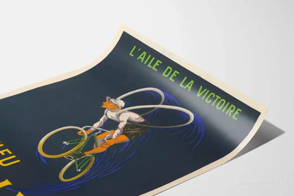 Vintageposter L'Aile de la Victoire - Soly-däck för väggdekoration - Bild 3
