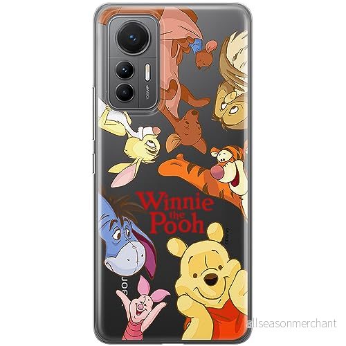 ERT GROUP mobiltelefonfodral för Xiaomi 12 LITE originalt och officiellt licensierat Disney mönster Winnie the Pooh & Friends 046 anpassad till formen på mobiltelefonen, gedeeltelijk transparant 5905795044152