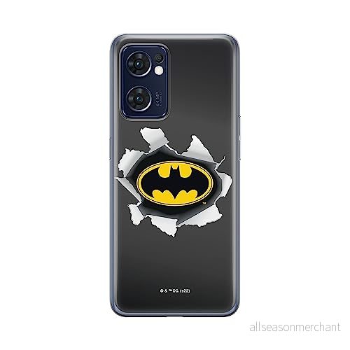 ERT GROUP mobiltelefonfodral för Oppo RENO 7 5G originalt och officiellt licensierat DC mönster Batman 059 optimalt anpassad till formen på mobiltelefonen, fodral tillverkad av TPU plast 5905511319342
