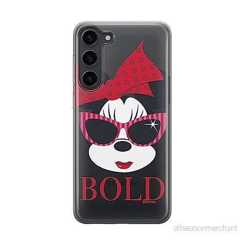 ERT GROUP mobiltelefonfodral för Samsung S23 PLUS originalt och officiellt licensierat Disney mönster Minnie 045 optimalt anpassad till formen på mobiltelefonen, gedeeltelijk transparant 5905511443214