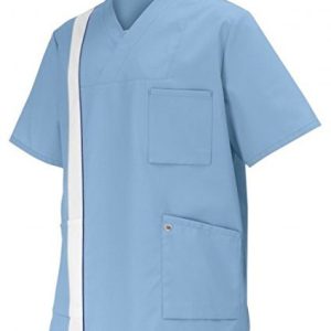 BP 1652 400 1121 XLn unisex överdragskasack, 1/2 skal, V ringning med överlappning och 1 tryckknapp, 215,00 g/m² tygblandning, ljusblå/vit, 4010365930559 BP 1652 400 1121 XLn unisex överdragskasack, 1/2 skal, V ringning med överlappning och 1 tryckknapp, 215,00 g/m² tygblandning, ljusblå/vit, 4010365930559