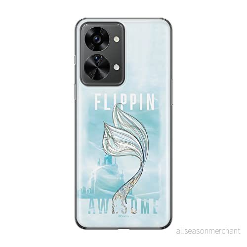 ERT GROUP mobiltelefonfodral för Oneplus NORD 2T 5G originalt och officiellt licensierat Disney mönster Ariel 006 optimalt anpassad till formen på mobiltelefonen, fodral tillverkad av TPU plast 5905511262952