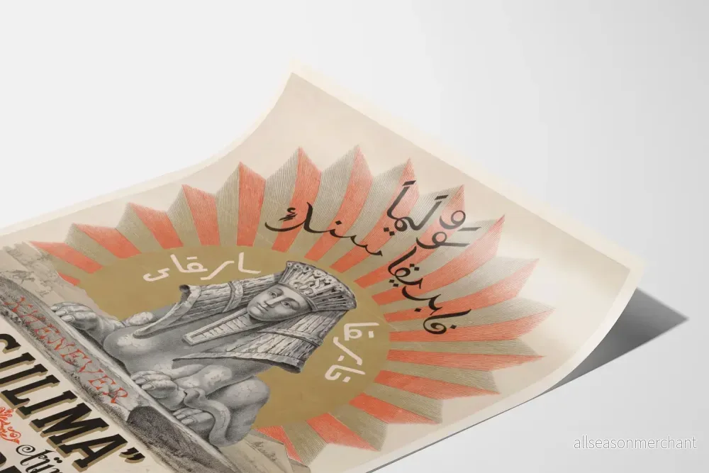 Vintageaffisch för Sulima reklam för turkiska cigaretter - Bild 3