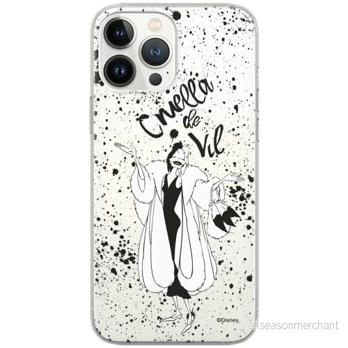 ERT GROUP mobiltelefonfodral för Xiaomi REDMI 9C originalt och officiellt licensierat Disney mönster Cruella 001 optimalt anpassad till formen på mobiltelefonen, gedeeltelijk transparant 5903040301364