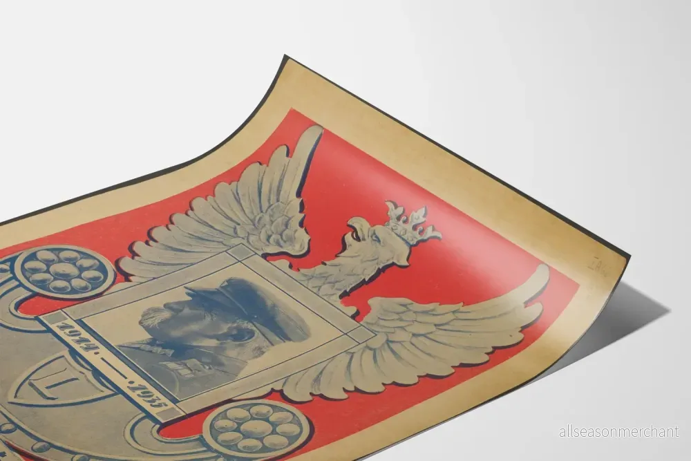 Polsk patriotisk poster hyllning till nationens ledare (1914-1935) - Bild 3