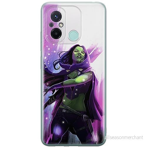 ERT GROUP mobiltelefonfodral för Xiaomi REDMI 12C/ 11A originalt och officiellt licensierat Marvel mönster Gamora 001 anpassad till formen på mobiltelefonen, fodral tillverkad av TPU plast 5905511856793