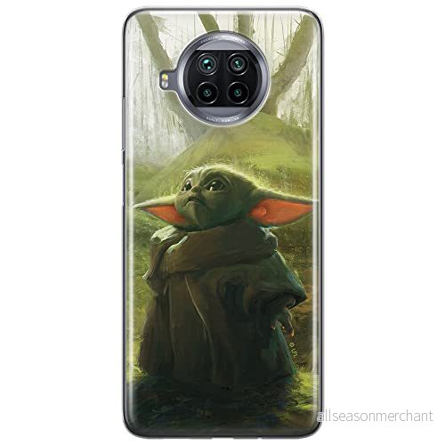 ERT GROUP mobiltelefonfodral för Xiaomi MI 10T LITE/REDMI NOTE 9 PRO 5G originalt och officiellt licensierat Star Wars mönster Baby Yoda 017, fodral tillverkad av TPU plast 5904805064807
