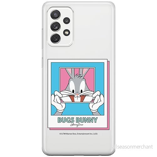 ERT GROUP mobiltelefonfodral för Samsung A73 5G originalt och officiellt licensierat Looney Tunes mönster Bugs 024 optimalt anpassad till formen på mobiltelefonen, gedeeltelijk transparant 5905795089900