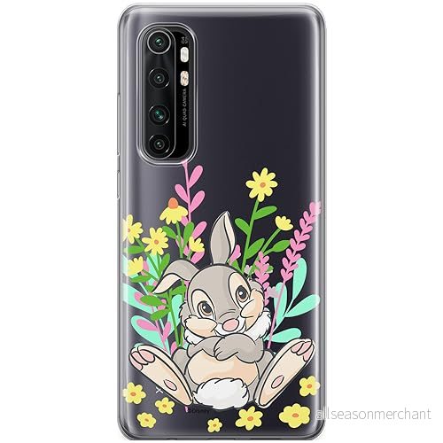 ERT GROUP mobiltelefonfodral för Xiaomi MI NOTE 10 Lite originalt och officiellt licensierat Disney mönster Thumper 004 optimalt anpassad till formen på mobiltelefonen, gedeeltelijk transparant 5905795046460