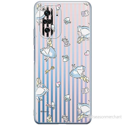 ERT GROUP mobiltelefonfodral för Xiaomi MI 11i/ REDMI K40/K40 PRO/POCO F3/ F3 PRO originalt och officiellt licensierat Disney mönster Alice 001, gedeeltelijk transparant 5905511879488