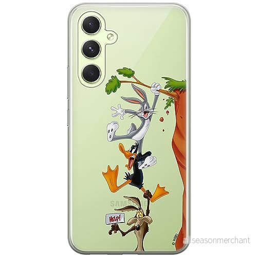 ERT GROUP mobiltelefonfodral för Samsung A54 5G originalt och officiellt licensierat Looney Tunes mönster 005 optimalt anpassad till formen på mobiltelefonen, gedeeltelijk transparant 5905511816728