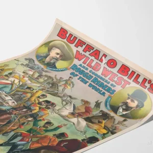 Vintageposter av Buffalo Bill's Wild West och Congress of Rough Riders - Bild 3